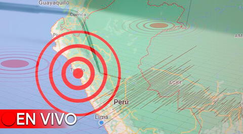 Conoce EN VIVO los temblores que ocurren en el Perú, según IGP.