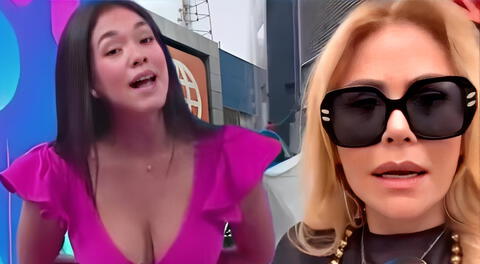 Jazmín Pinedo se pronuncia sobre polémica de Gisela Valcárcel y América TV.