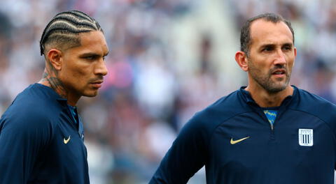 Paolo Guerrero y Hernán Barcos son los actuales goleadores de Alianza Lima en el 2025. Foto: Grupo La República