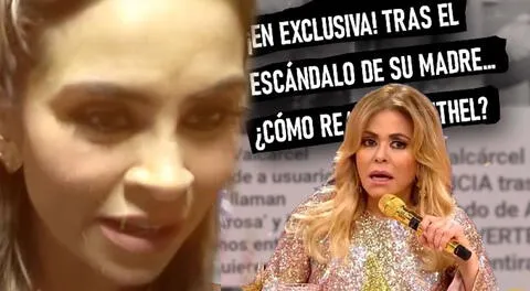 Ethel Pozo reacciona POR PRIMERA VEZ  a polémica de Gisela Valcárcel con América Televisión y ocurre lo IMPENSADO.