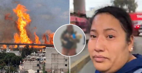 Las imáfgenes de Alicia Matías Teodoro protegiendo a su nieta han sorprendido a México Las imáfgenes de Alicia Matías Teodoro protegiendo a su nieta han sorprendido a México