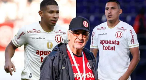 Jorge Fossati habló sobre la presencia de Edison Flores y Alex Valera en Universitario. Foto: composición EP
