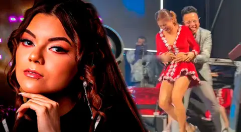 Briela Cirilo y animador de Corazón Serrano sorprenden.