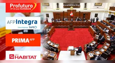 El Congreso podría revisar este miércoles 17 el debate de un octavo retiro de la AFP