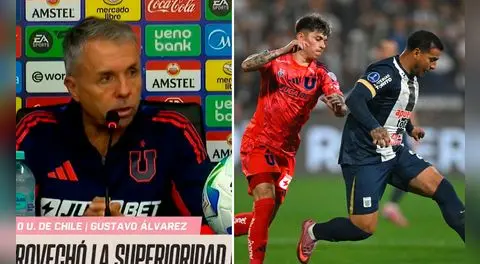 Gustavo Álvarez habló luego del empate entre Alianza Lima y la U de Chile. Foto: composición EP ESPN/Conmebol