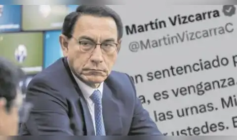 Martín Vizcarra molesto por sentencia de 14 años.