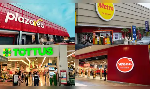 Establecimientos como Metro, Plaza Vea, Tottus y Wong ofrecen horarios especiales para facilitar las compras. Fuente: Shutterstock.