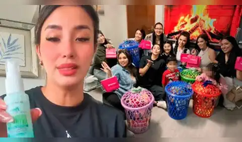 Xiomy Kanashiro muestra los REGALOS y CANASTA que le dio a sus trabajadores, pero usuarios la CUESTIONAN: "¿Y el Iphone?"