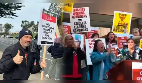 Maestros de San Francisco en HUELGA: ¿Qué pasará con las clases de los estudiantes en EE.UU.?