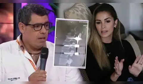 Médico que operó a Laura Spoya revela que casi queda inválida tras sufrir fuerte accidente.
