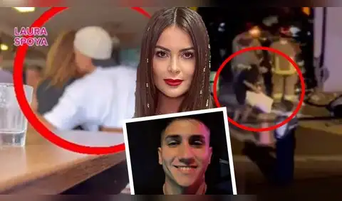 Laura Spoya es grabada CARIÑOSA con extrabajador de 'Esto es guerra' y él se habría LLEVADO sus cosas del accidente en camioneta