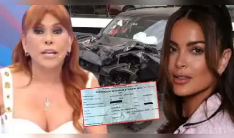 Magaly Medina hunde a Laura Spoya por dosaje etílico.