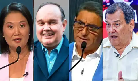 Keiko, Rafael, Carlos y Jorge aparecen en los primeros puestos de intención de voto