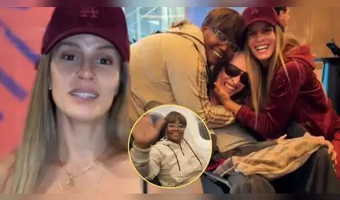 Alejandra Baigorria conmueve al regalar VIAJE TODO PAGADO a su 'nana' POR PRIMERA VEZ en avión: "Es mi segunda mamá, me dio todo"