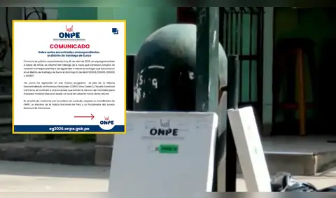 ONPE emite comunicado ante CÉDULAS ABANDONADAS cerca de basura en Surquillo: "Se contrató..."