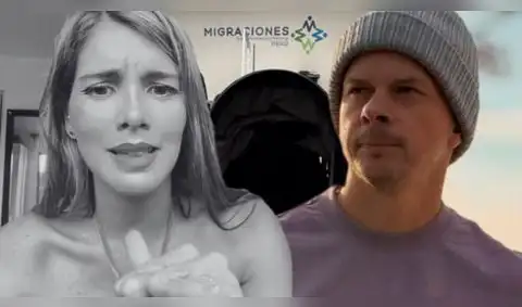 Korina Rivadeneira vivió INCÓMODO momento junto a sus hijos en Migraciones tras cumpleaños de Mario Hart: "Desde las 3 am..."