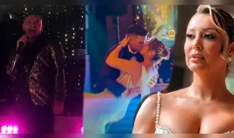 Momento en boda de Karla Tarazona y Christian Domínguez se hace viral