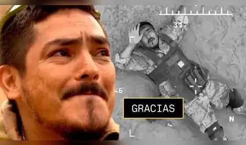 Erick Elera se despide de Joel Gonzáles tras morir en la guerra.