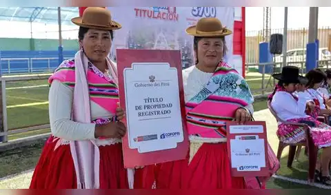 Tacna: más de 3,700 personas acceden al título de propiedad de viviendas