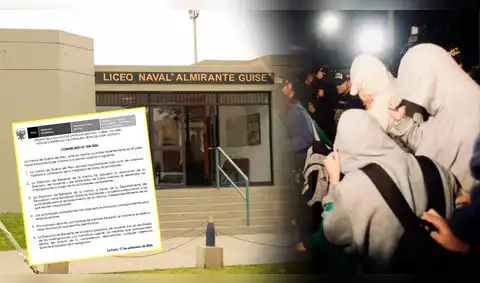 Marina de Guerra SEPARA a directora, docente y entrenador de Liceo Naval tras denuncia de AGRESIÓN a estudiante