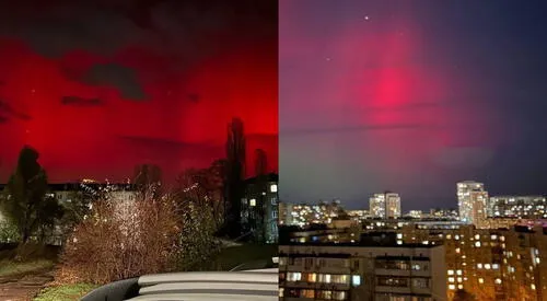 ¿Por qué el cielo se tiñó de rojo en Rusia? Captan inusual fenómeno y revelan importantes datos