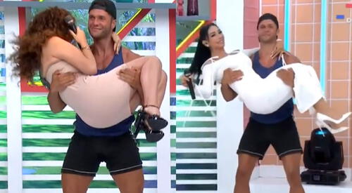 Fabio Agostini LEVANTÓ EN VIVO a Janet Barboza y Leysi Suárez sin miedo a nada