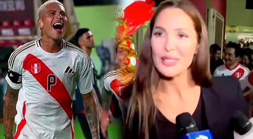Ana Paula Consorte llegó hasta el Monumental y celebró gol de Paolo Guerrero: “¡Al Mundial!”