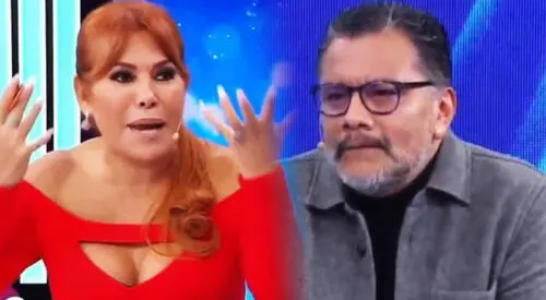 Tomás Angulo tilda de 'celosa' a Magaly Medina y ella lo confronta EN VIVO: "Con mi marido será"