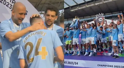 Manchester City de Pep Guardiola manda en Inglaterra: se consagró campeón de la Premier League