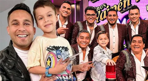 Hijo de Jonathan Rojas se roba el show y debuta en los "Hermanos Yaipén" cantando 'Necesito un amor'