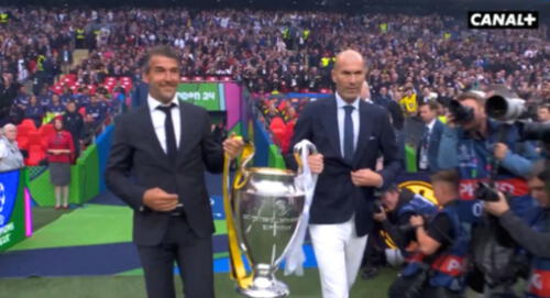¡Emoción en Wembley! Figuras del Dortmund y Real Madrid colocaron el trofeo de la Champions