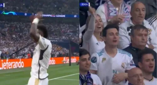Vinícius Júnior pide el aliento de su gente en Real Madrid y hace retumbar el Wembley