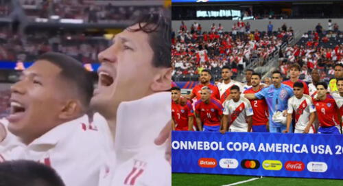 Así entonó la Selección Peruana el Himno Nacional ante Chile por Copa América 2024