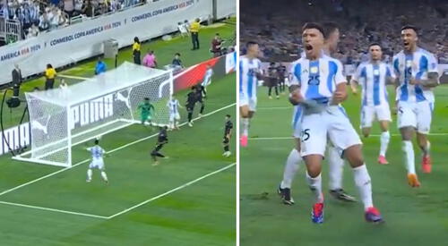 Argentina vs. Ecuador: Lisandro Martínez anota el 1-0 tras desatención de la zaga 'tricolor'
