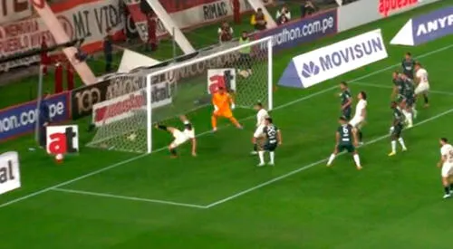 Universitario vs. Alianza Lima: Aldo Corzo casi mete el 1-0 a los 13' del primer tiempo