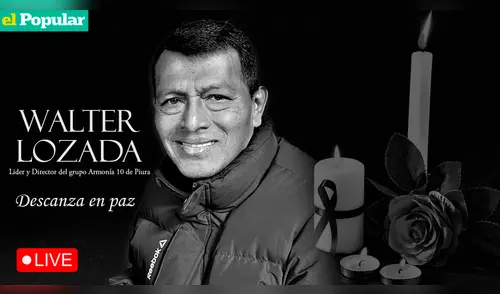 La última despedida a Walter Lozada hoy en Piura