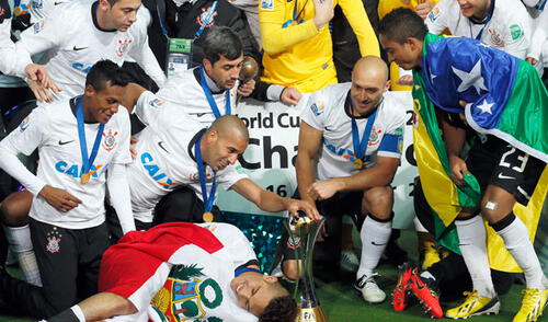 Guerrero le dio el título del mundial de clubes al Corinthians ante Chelsea. elpopular.pe