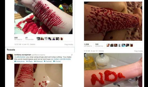 Cientos de jovencitas publican polémicas fotos con cortes por Justin Bieber. elpopular.pe