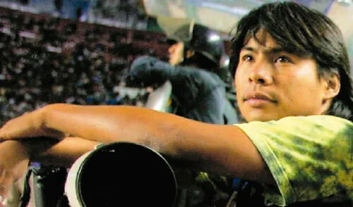 Luis Choy con su inseparable compañera. elpopular.pe