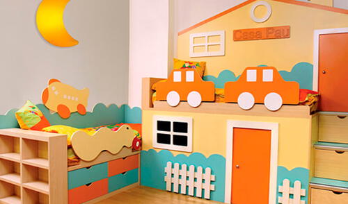 Decidan color del cuarto del bebé de acuerdo con el dibujo animado. elpopular.pe