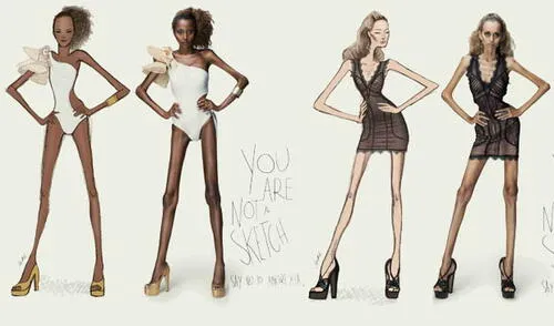 Impactante campaña en Brasil contra la anorexia elpopular.pe