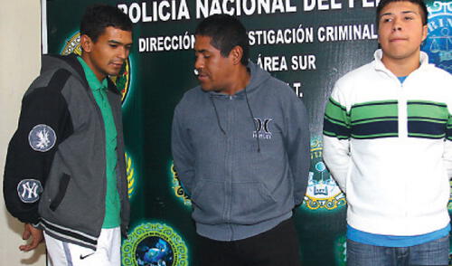 Uno de los detenidos tiene antecedentes por robo en Bolivia. elpopular.pe
