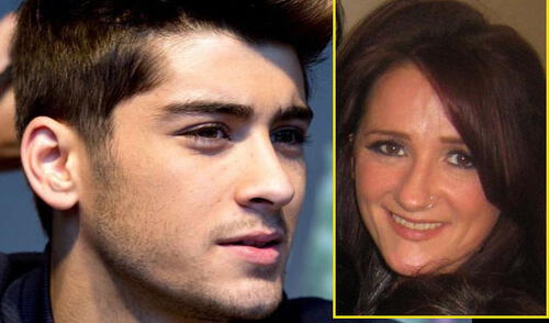 Zyan Malik de One Direction, y su mamá elpopular.pe