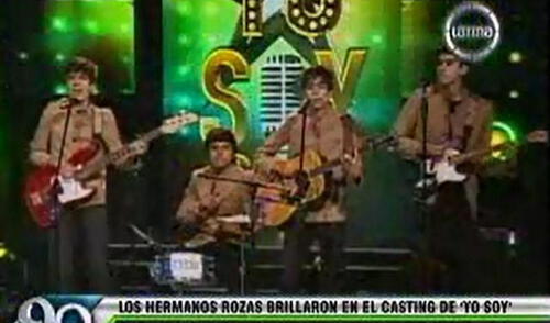 La familia Rosas dejó sorprendidos con su interpretación de The Beatles al jurado de Yo Soy. elpopular.pe