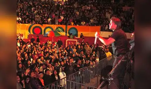 Bomboncito hizo gozar a multitud. elpopular.pe