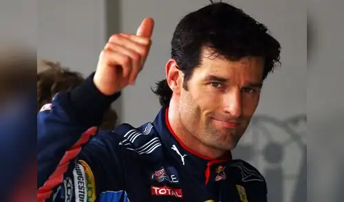 Mark Webber, piloto de Red Bull en circuito de Fórmula 1 elpopular.pe