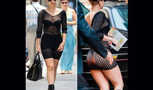 Lady Gaga regresa al lente publico mostrando su trasero. elpopular.pe