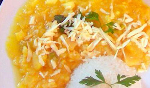 Ajiaco de calabaza. elpopular.pe