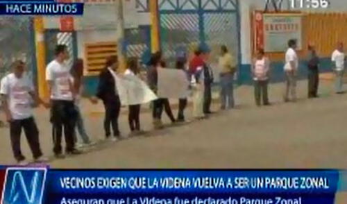 Vecinos piden a la Municipalidad de Lima regrese el terreno de la Videna al distrito de San Luis. elpopular.pe