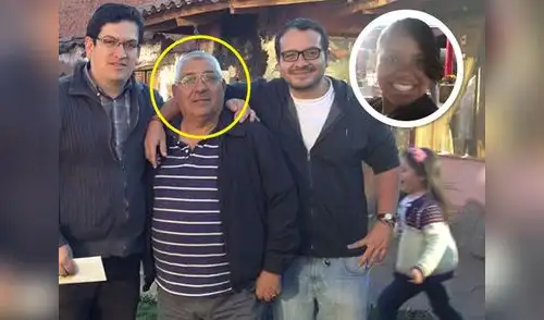 Juan Ortiz (circulo amarillo) quiso proteger con su cuerpo a su hija (circulo blanco). elpopular.pe